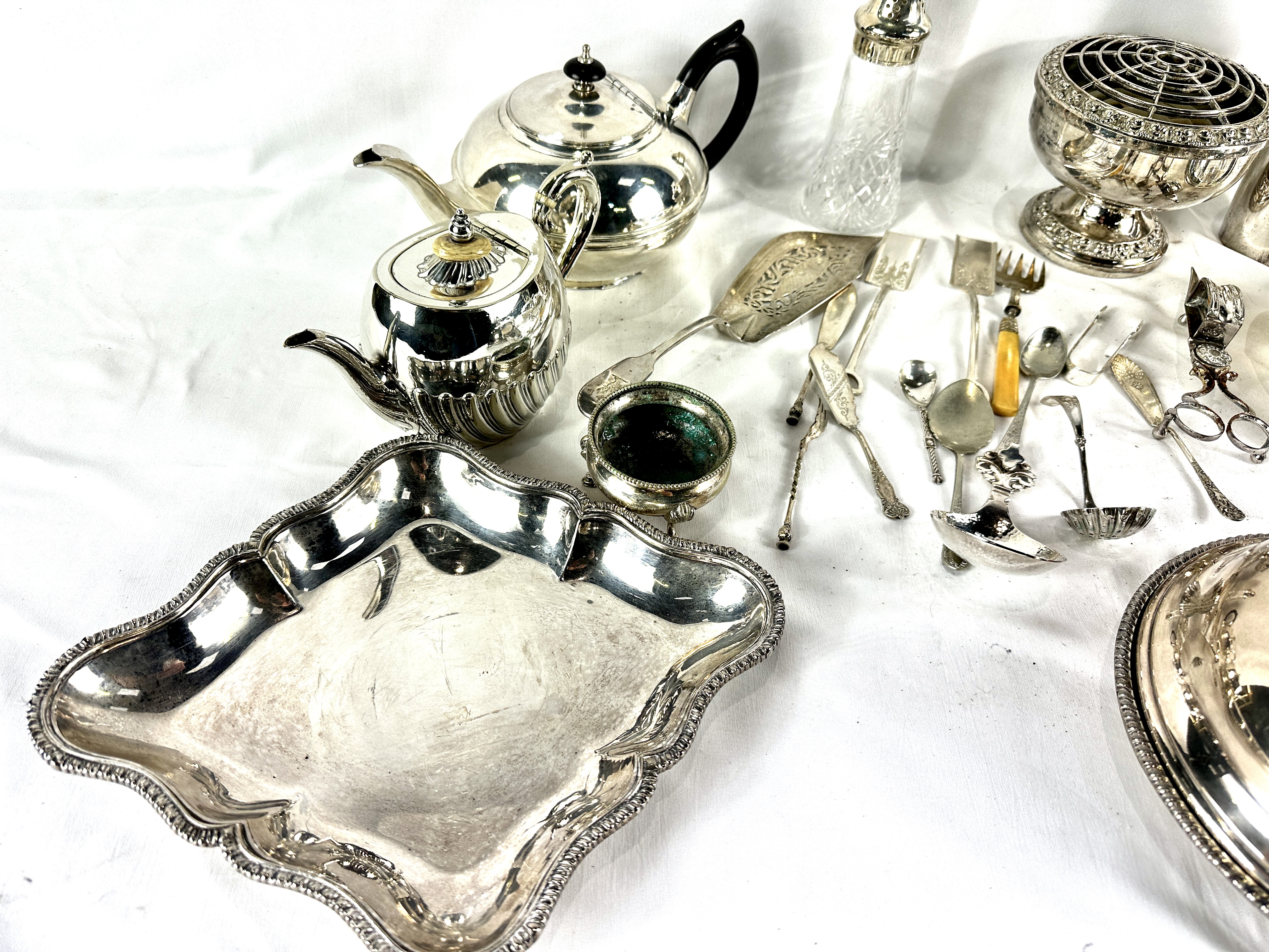 Quantity of silver plate - Image 2 of 5