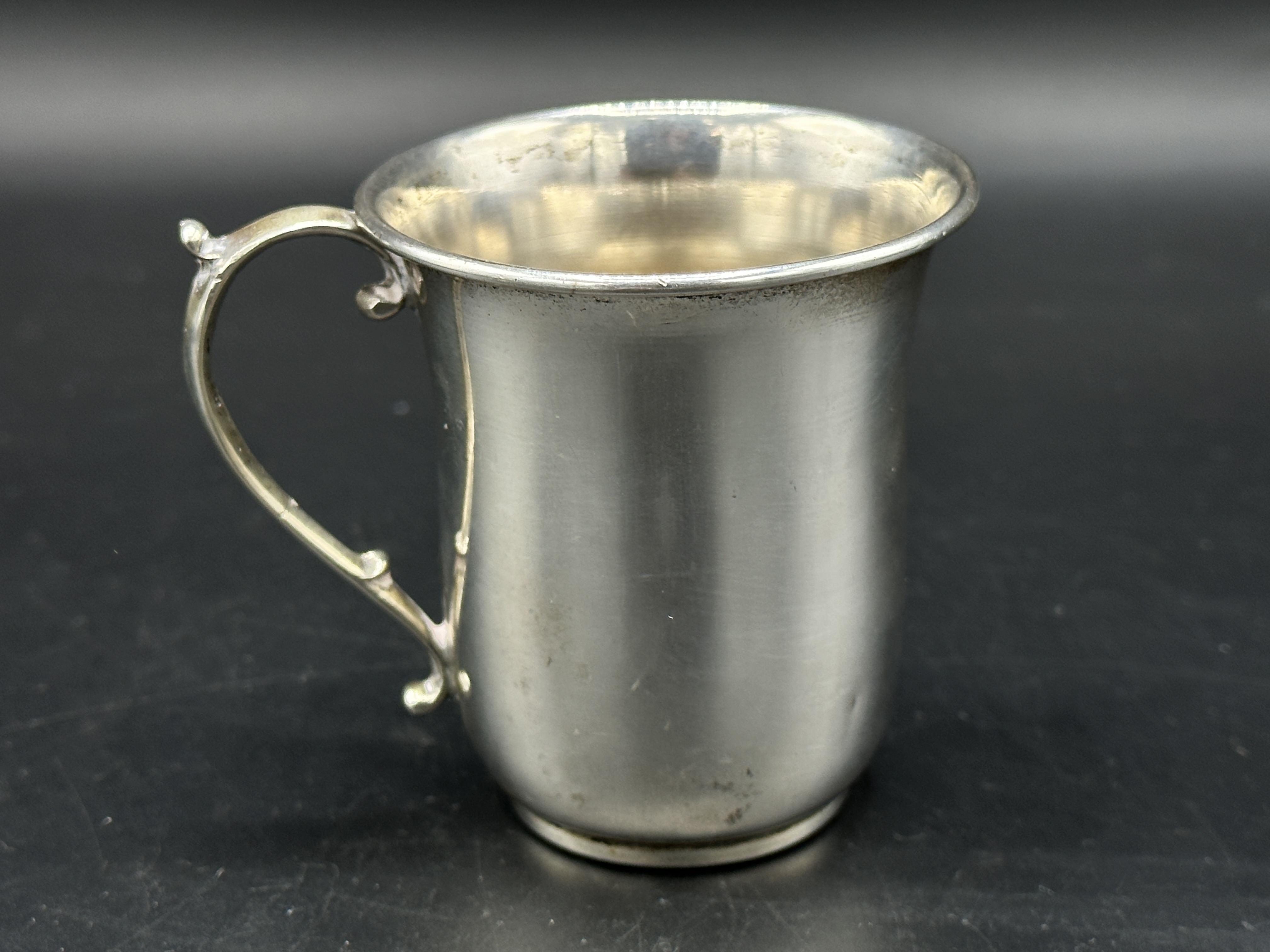 Silver Christening mug - Image 3 of 8