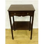 Mahogany side table