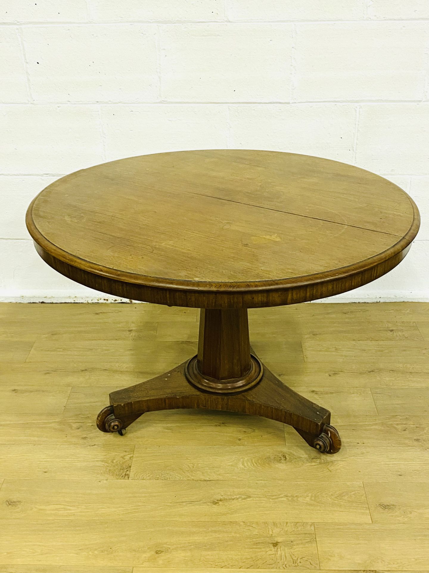 Mahogany breakfast table