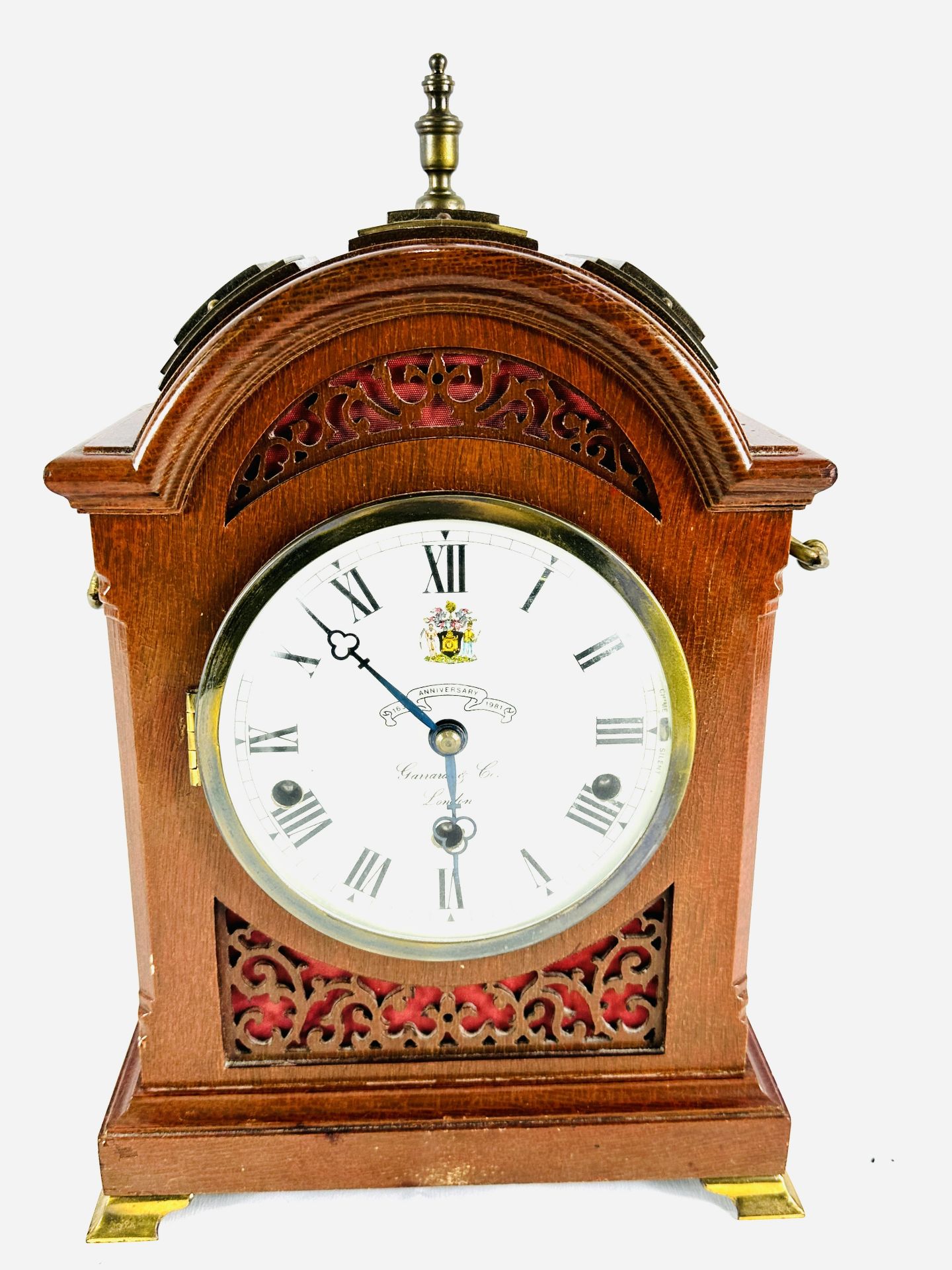 Limited edition mantel clock made for Garrard & Co. - Image 2 of 7