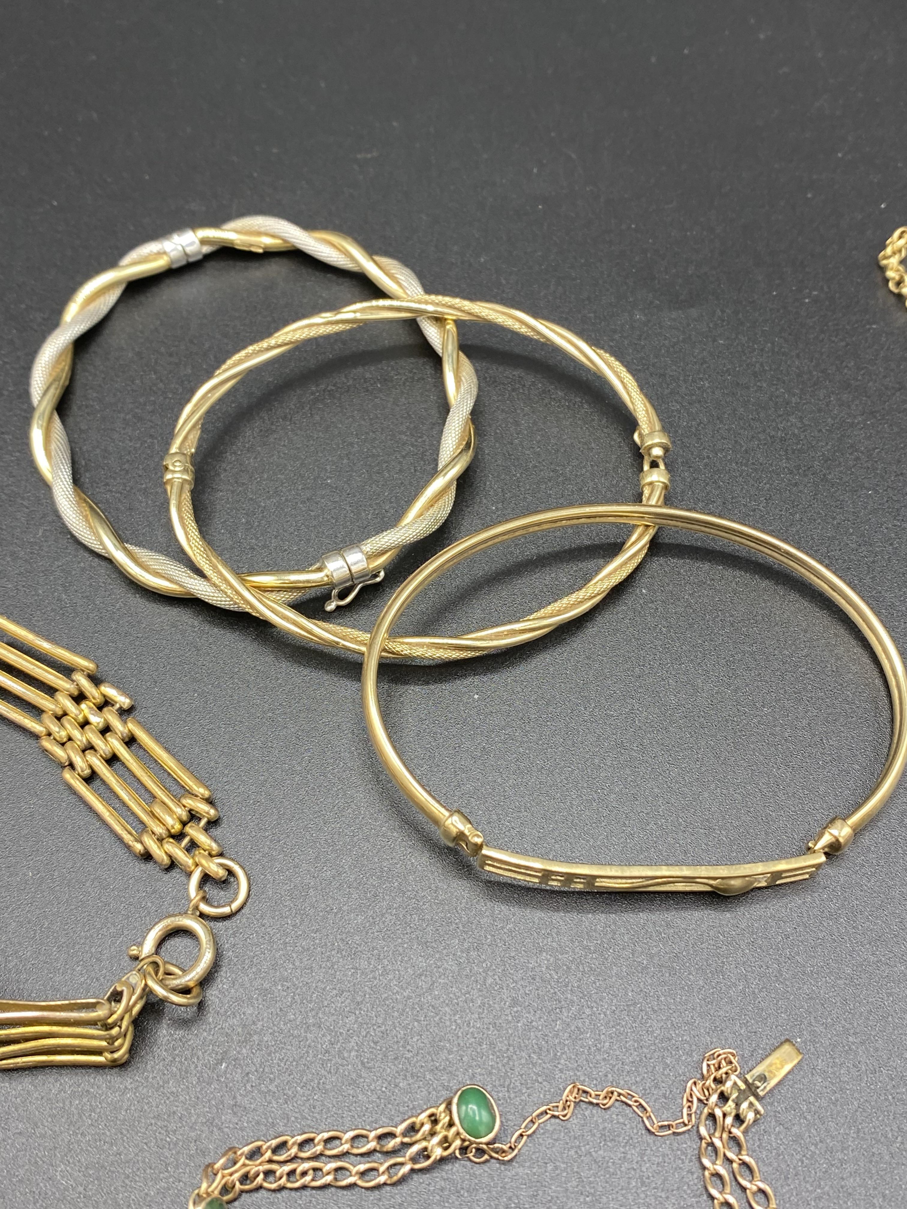 9ct gold chain and other items - Image 2 of 5