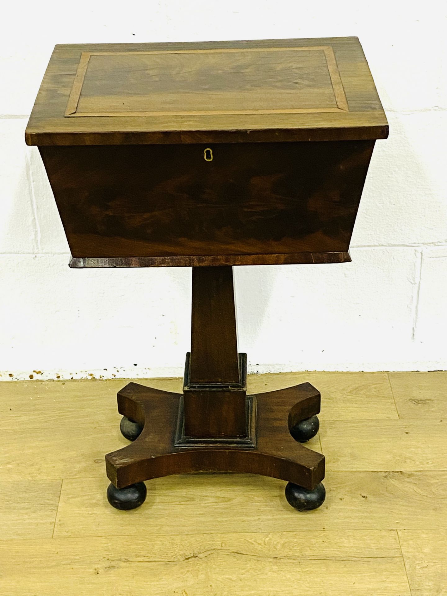 Victorian mahogany workbox