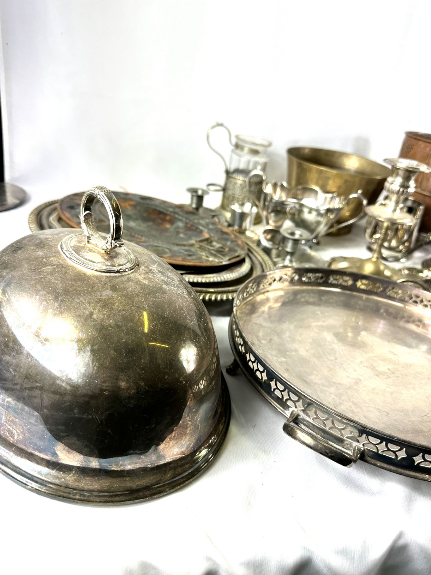 Quantity of silver plate - Image 2 of 11