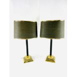 Pair of table lamps