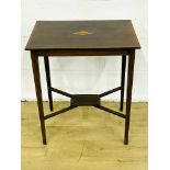 Mahogany display table