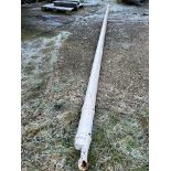 6 ridge poles 19ft 6in Scandinavian pine. This lot is subject to VAT