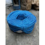 Five coils of polypropylene rope, 6mm x 220m. This lot is subject to VAT