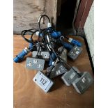 10 no twin switch sockets with 16 amp lead. This lot is subject to VAT