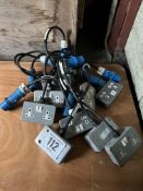 10 no twin switch sockets with 16 amp lead. This lot is subject to VAT
