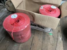 Five packs of farmers bale twine. This lot is subject to VAT