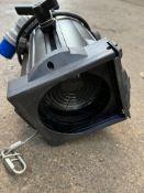 Fresnel 650 amp stage light FRK/650 lamp with 16 amp lead. This lot is subject to VAT