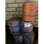 Three and half pack of farmers bale twine. This lot is subject to VAT