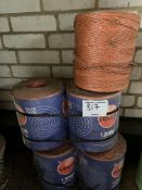 Three and half pack of farmers bale twine. This lot is subject to VAT