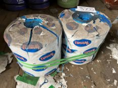 Three packs of fine blue baler twine. This lot is subject to VAT