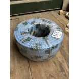 One coil of blue rope, 12mm x 220m. This lot is subject to VAT