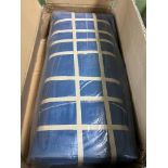 10m x 8m 250gms polythene tarpaulin, eyeleted. This lot is subject to VAT