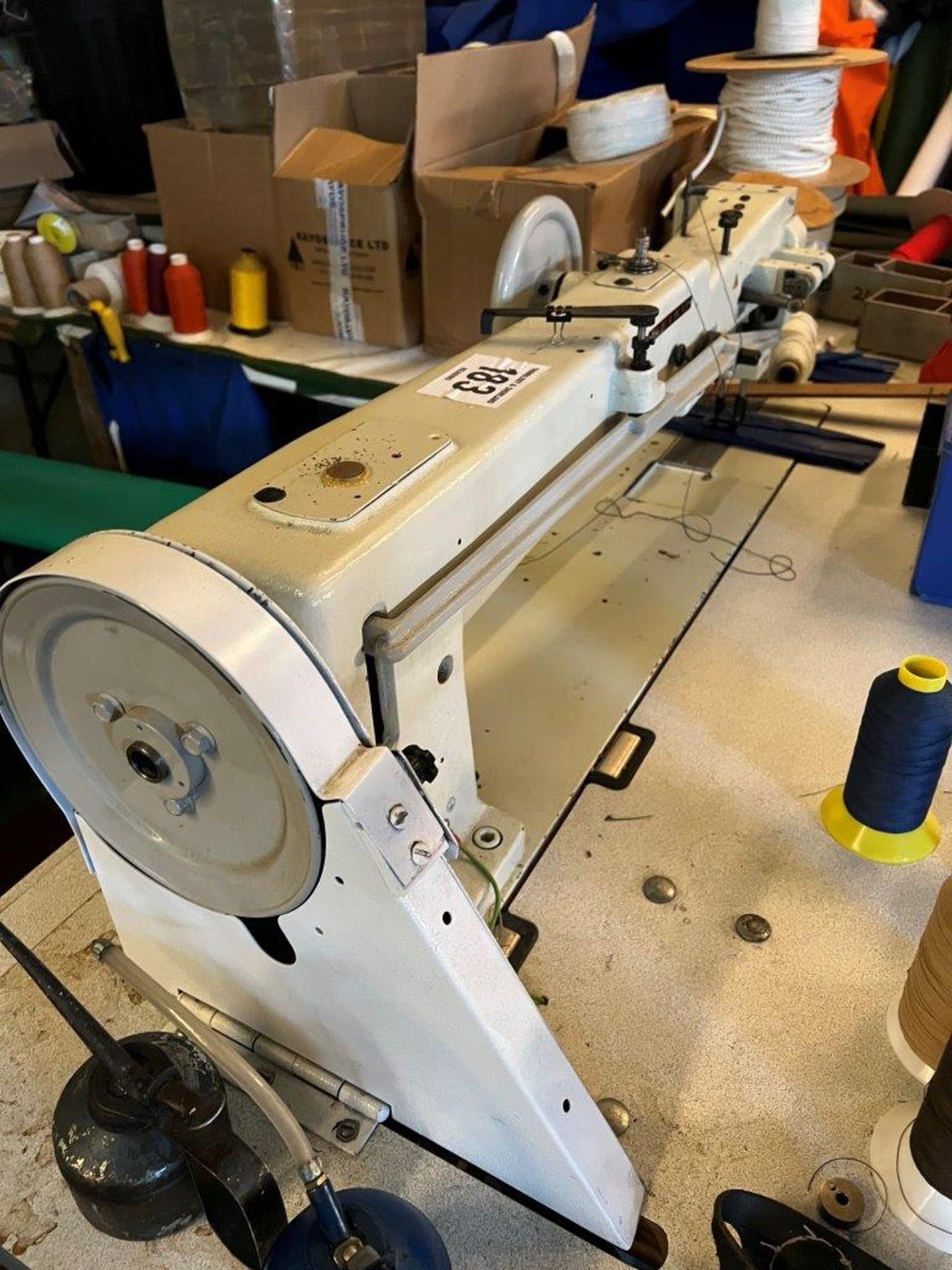 Seiko JW 8BL-30-1 long arm sewing machine. This lot is subject to VAT - Image 2 of 4