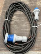 20m 63 amp single phase armoured cable. This lot is subject to VAT