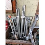 20m length of 25mm diameter steel safety handrail, approx 1m high. This lot is subject to VAT