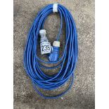 Extension cable of 25m 16amp 240v. This lot is subject to VAT