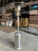 Out Trade Model GH 12B GH12RVS patio heater. This lot is subject to VAT