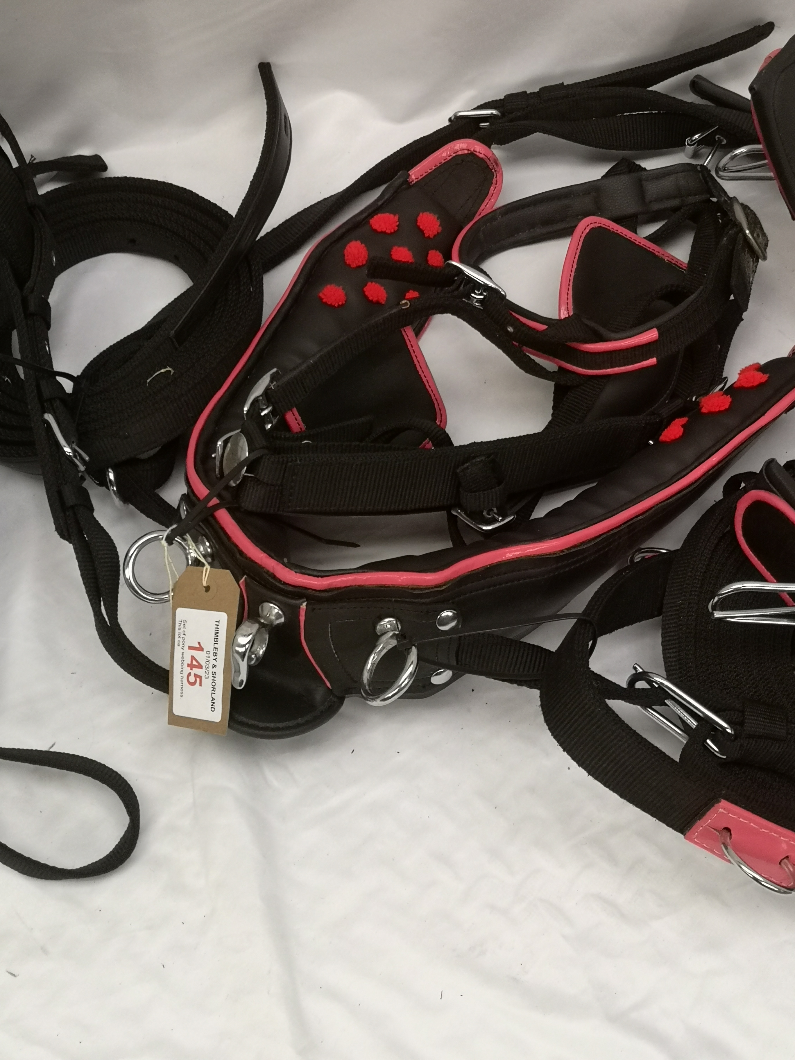 Set of pony webbing harness. This lot carries VAT. - Image 3 of 4