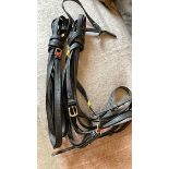 Set of all-weather pony pair reins.