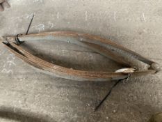 Pair of 28 inch elliptical carriage springs - new.