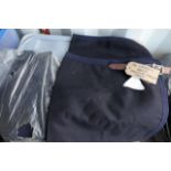 Ladies' and Gents' navy driving aprons - new