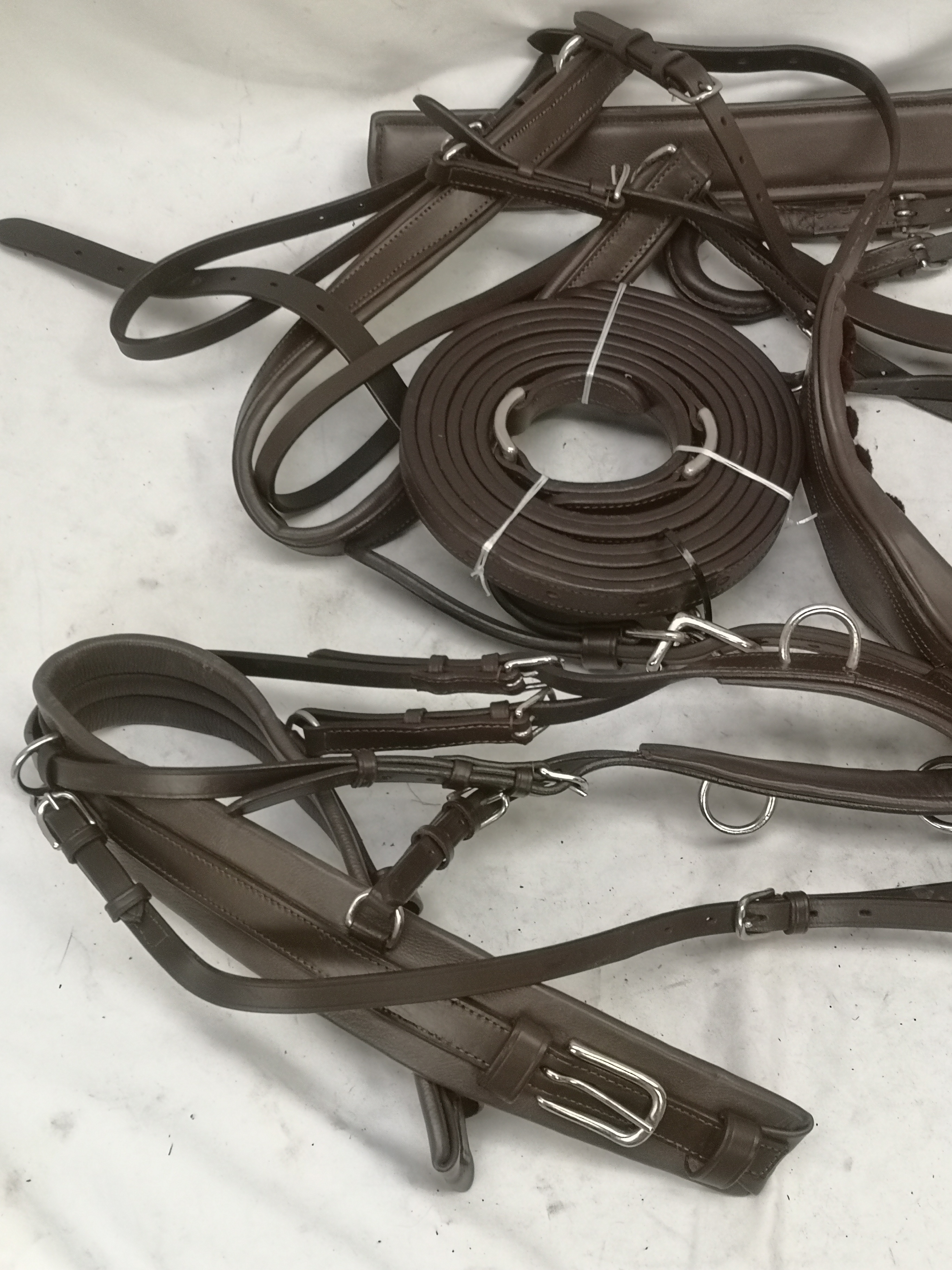 Set of Shetland brown harness with quick release tugs. This lot carries VAT. - Image 2 of 4