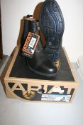 New pair of black Heritage zip boots by Ariat.