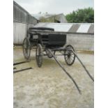 PHAETON to suit 15 to 16hh single, pair or team. The cut-under four seat body is painted black