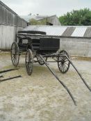 PHAETON to suit 15 to 16hh single, pair or team. The cut-under four seat body is painted black