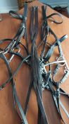 2 riding bridles with bits & leather girth