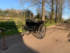 GOVERNESS CAR built by Lawton of London and Liverpool in 1901 to suit 13.2 to 14.2hh. Discovered