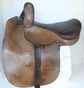 Victorian side saddle.