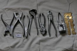 Selection of pliers