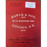 Harness catalogue by Rawle.