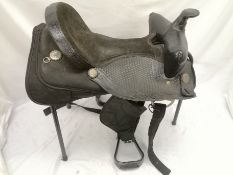 Western saddle by Kings. This lot carries VAT.