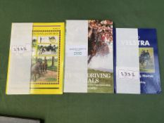 3 books on carriage driving.