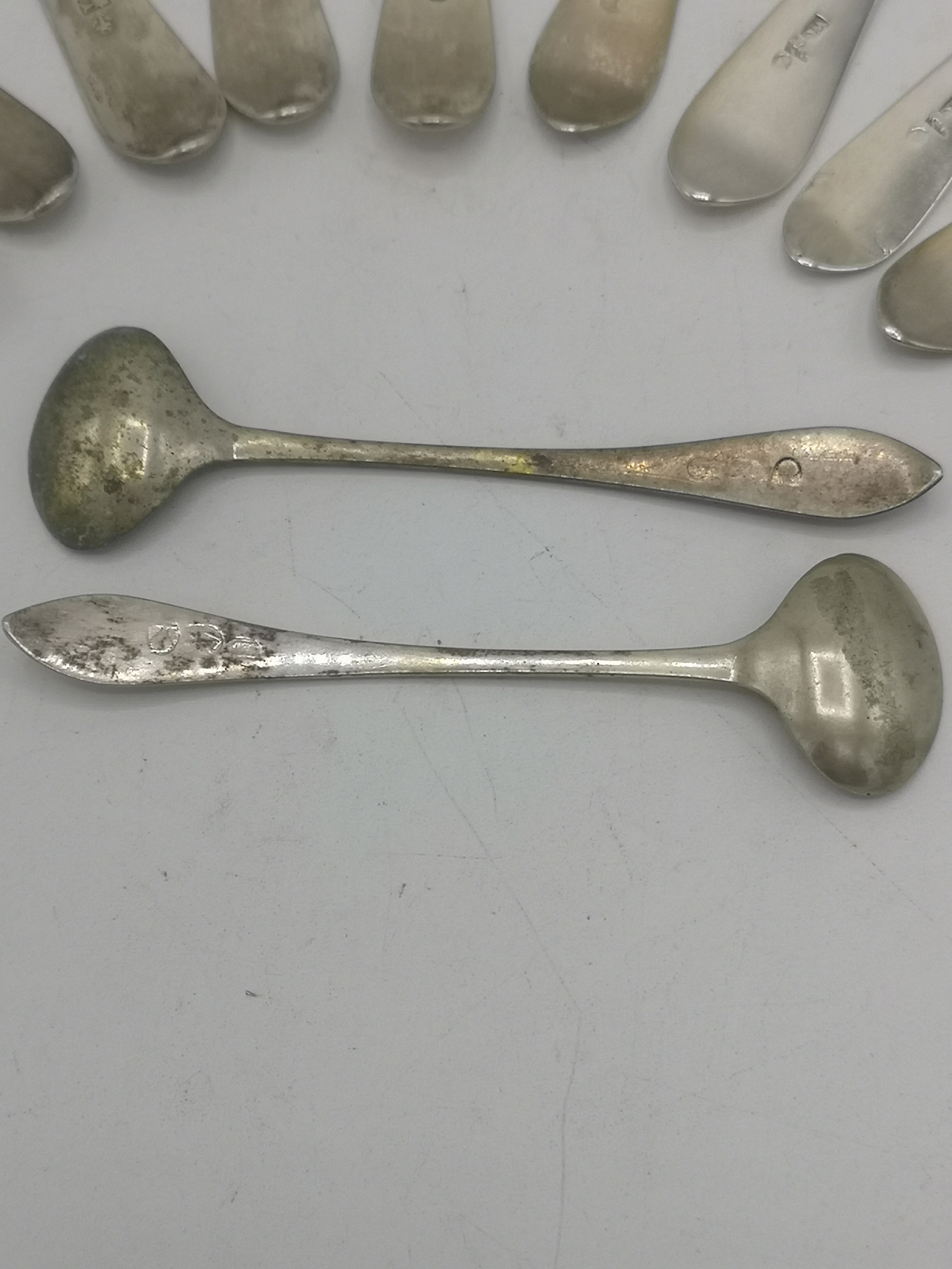 Two sets of silver spoons - Image 5 of 6