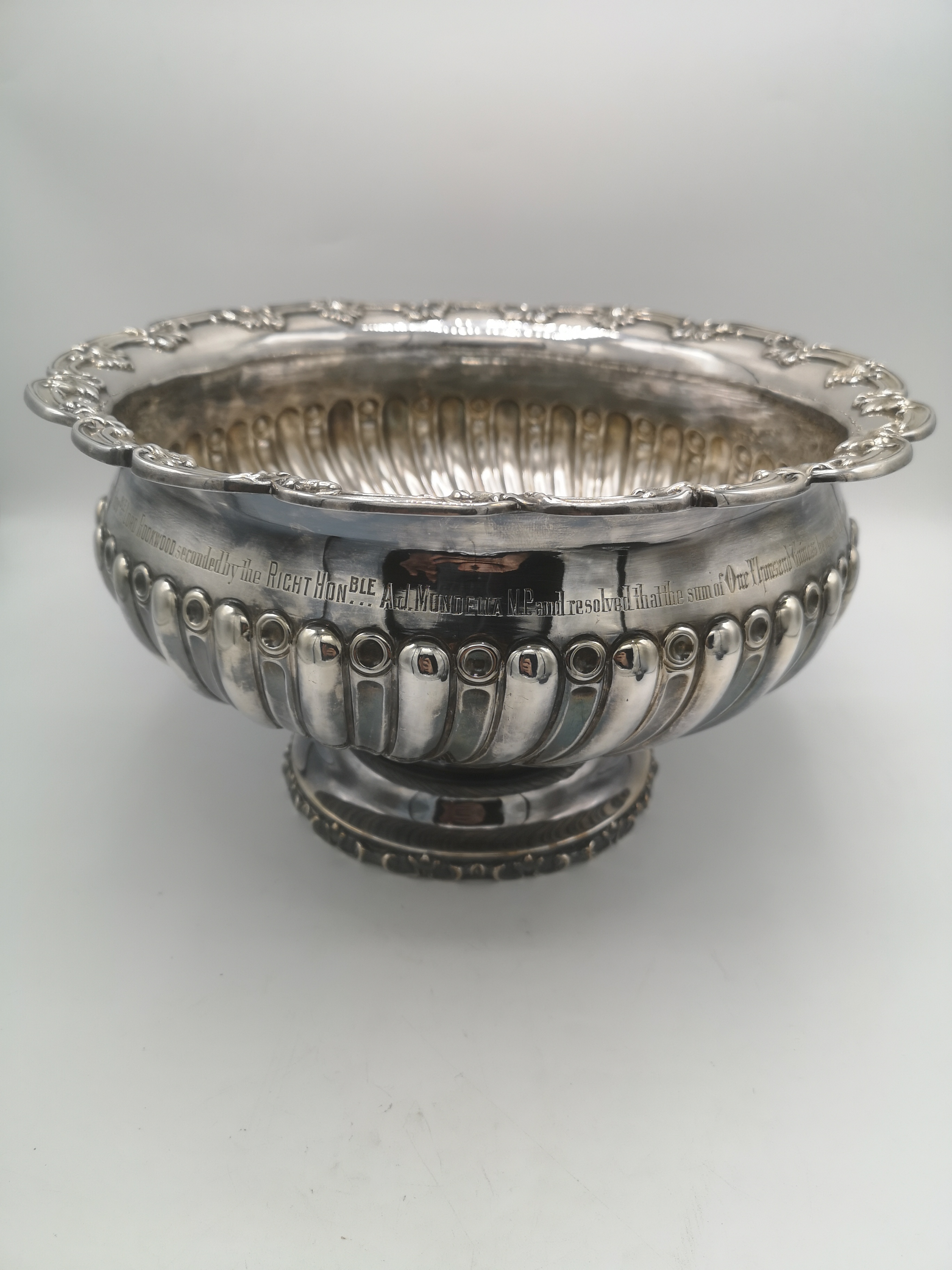 Silver punch bowl, 1899 - Image 3 of 11