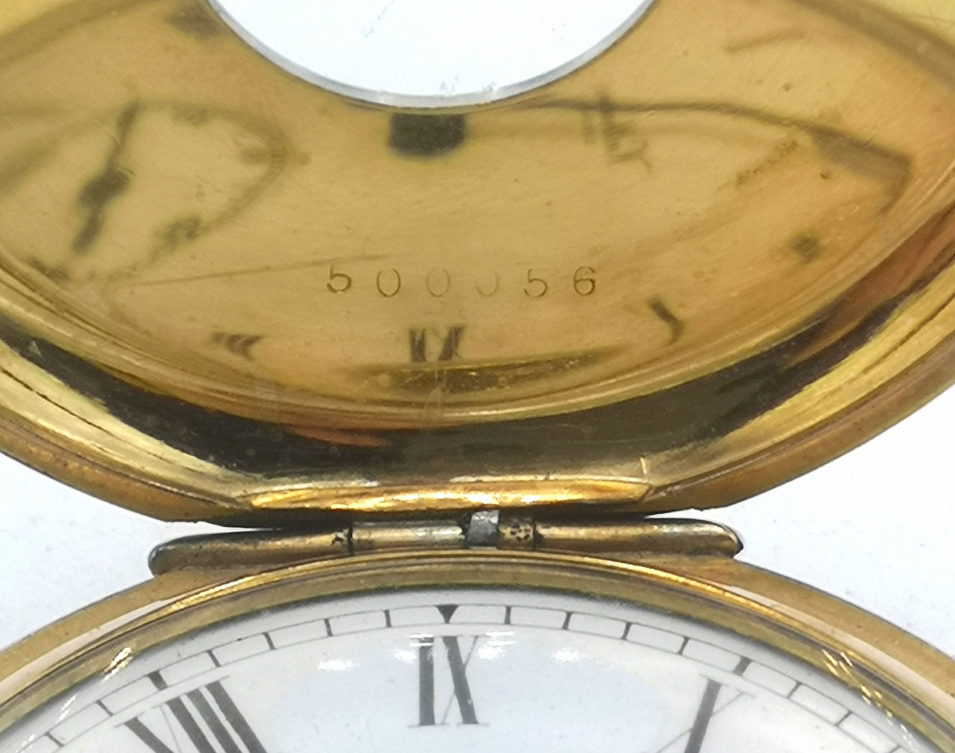 Waltham gold plated half hunter watch - Image 5 of 9