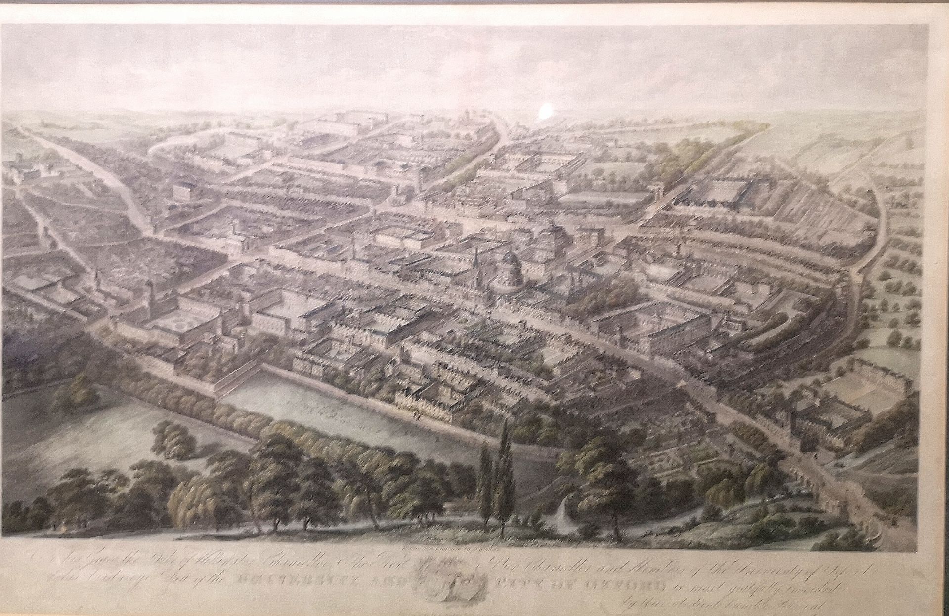 Framed and glazed print of the university city of Oxford - Bild 2 aus 3