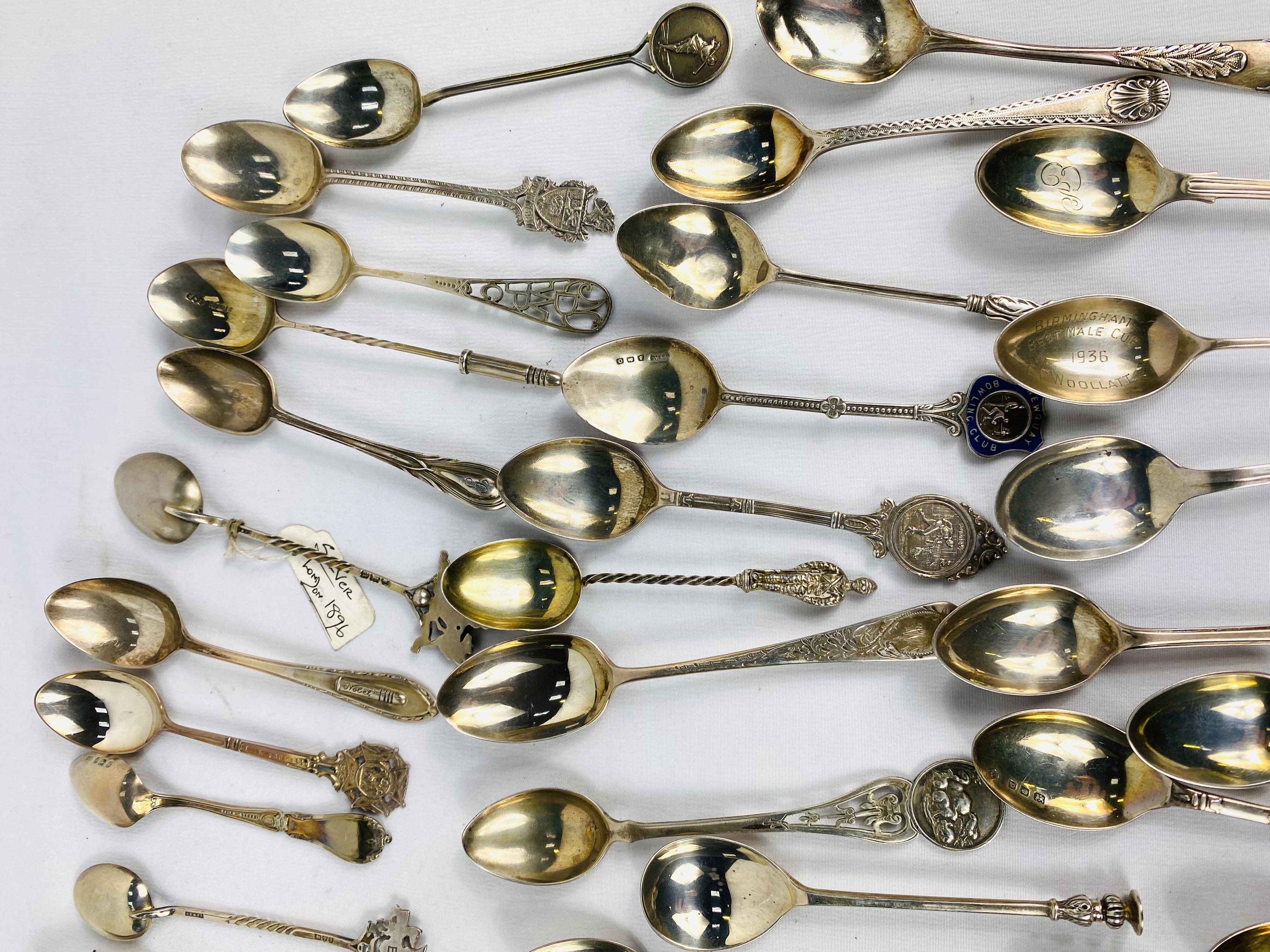 Collection of silver spoons - Image 2 of 6