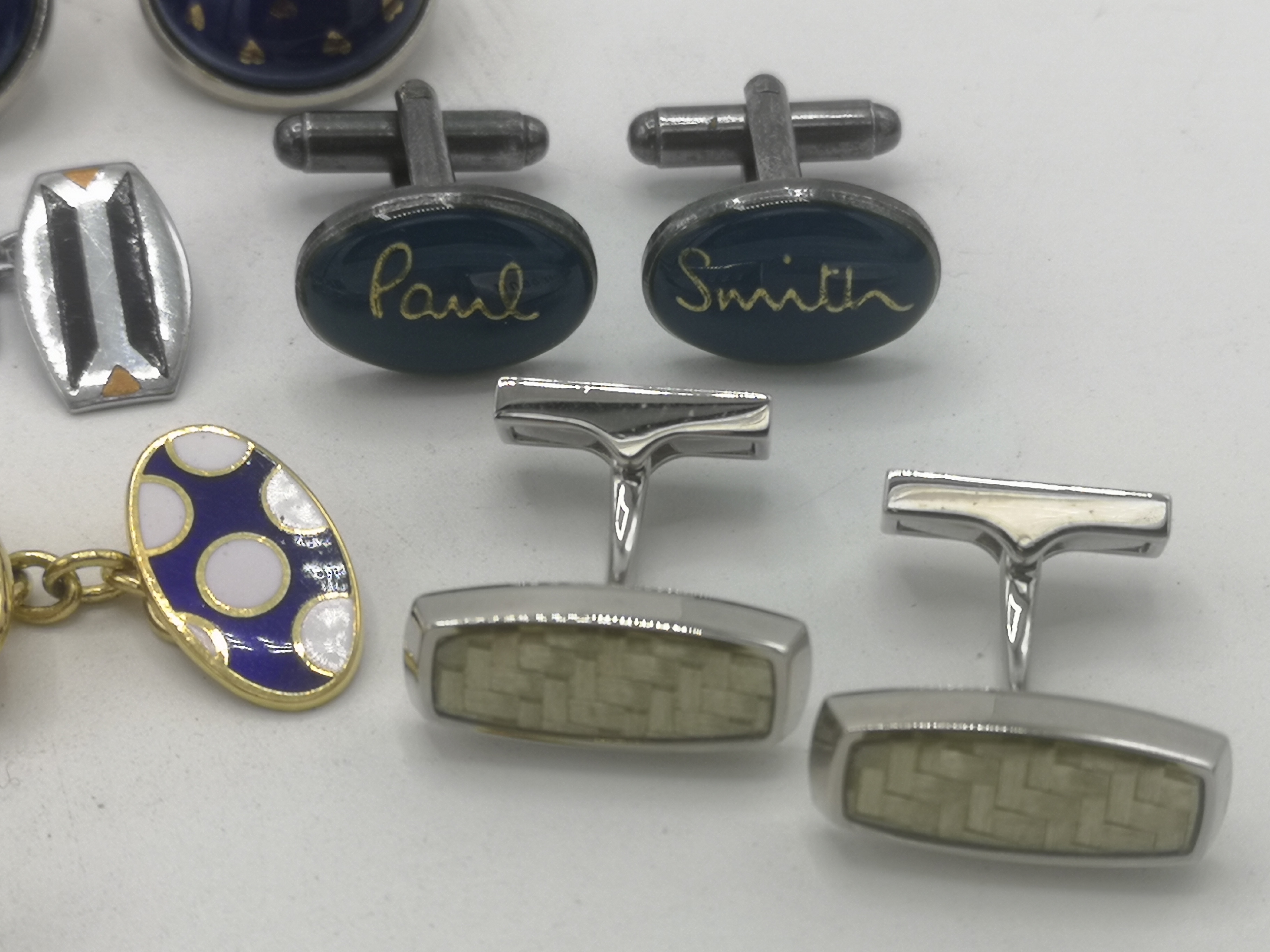 Quantity of fashion cufflinks to include Paul Smith, Hugo Boss and Duchamp - Image 5 of 8