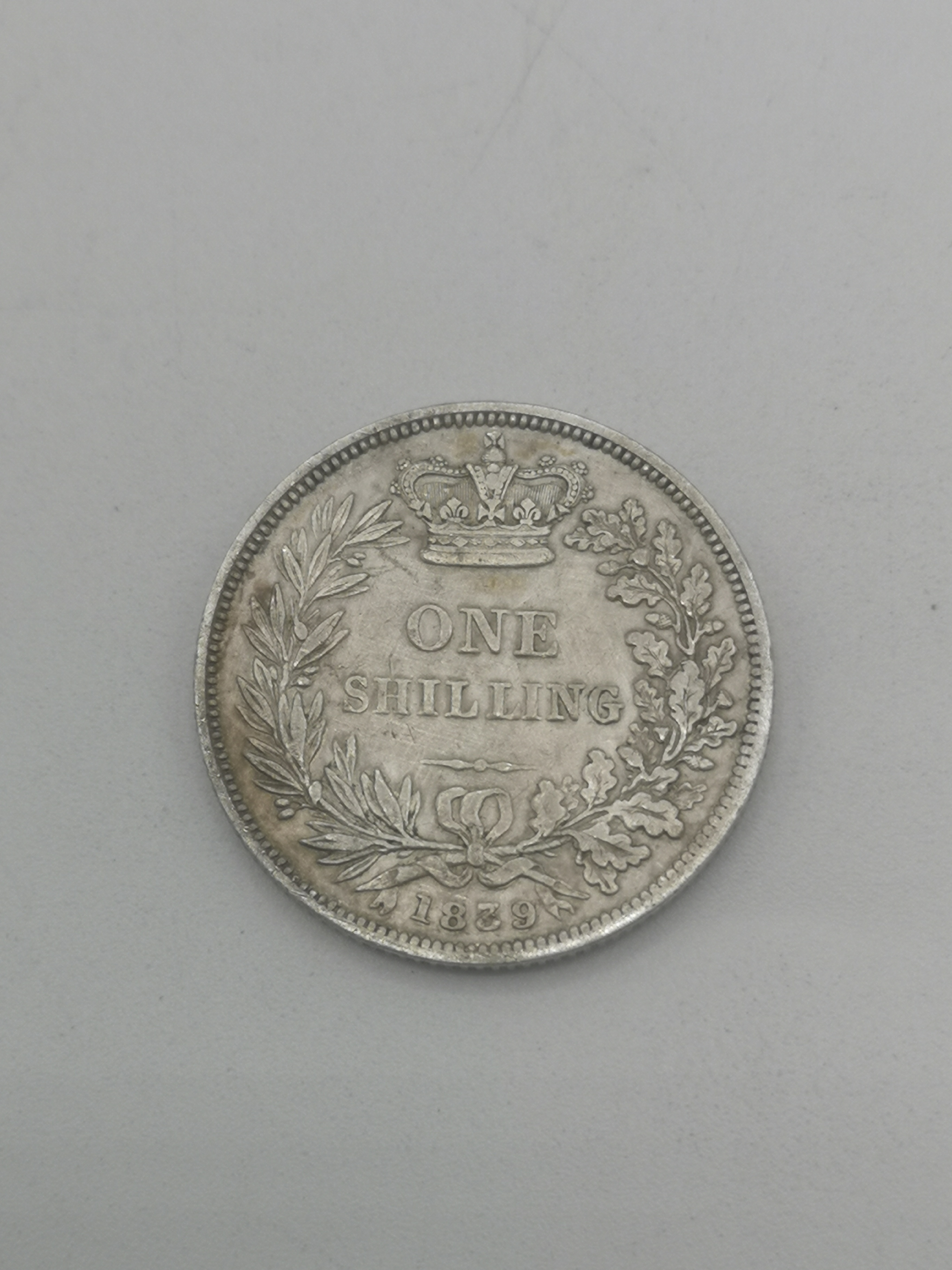 1819 silver sixpence; 1839 silver shilling; 1872 shilling. - Image 6 of 8