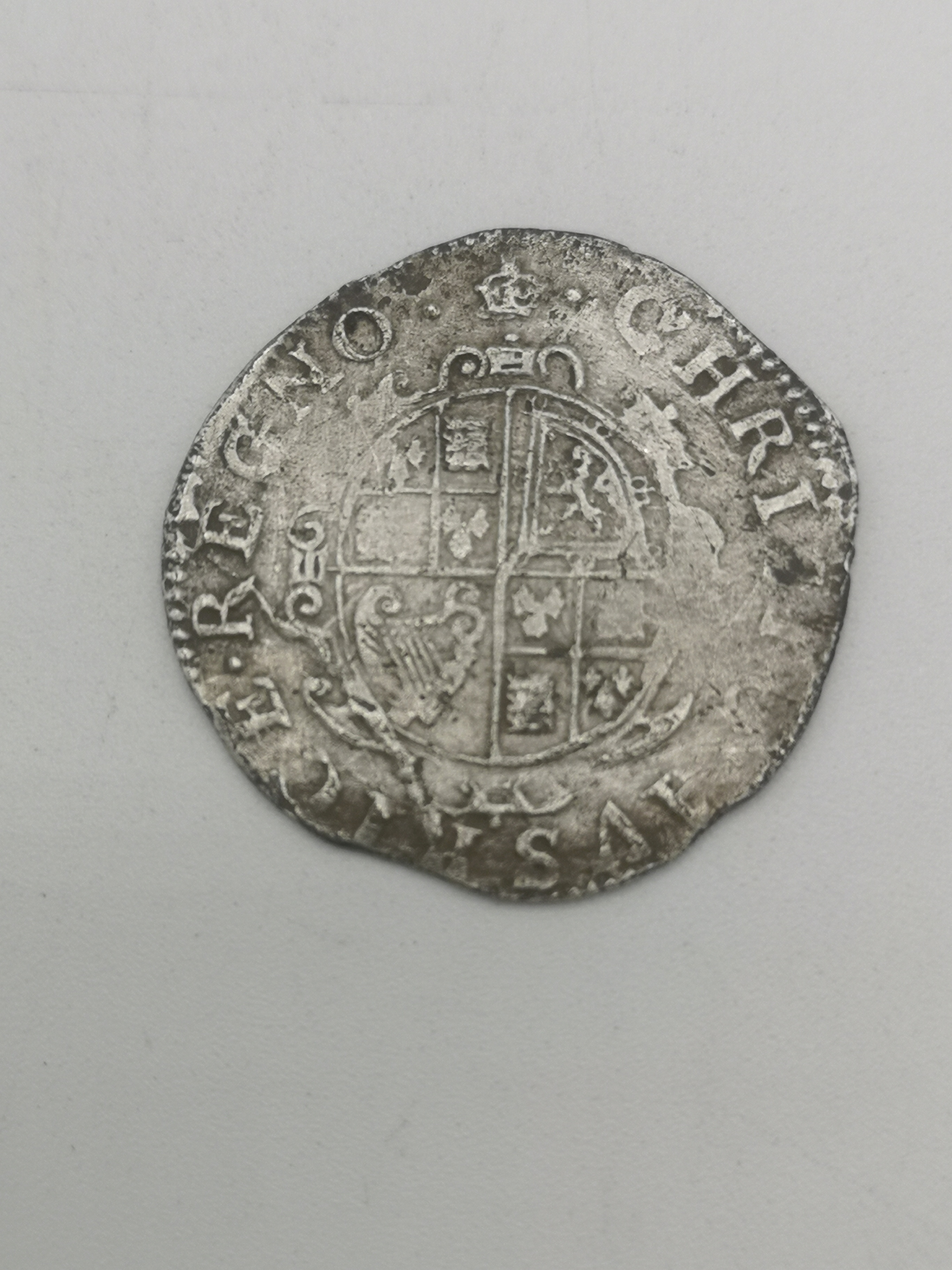 Charles I silver sixpence