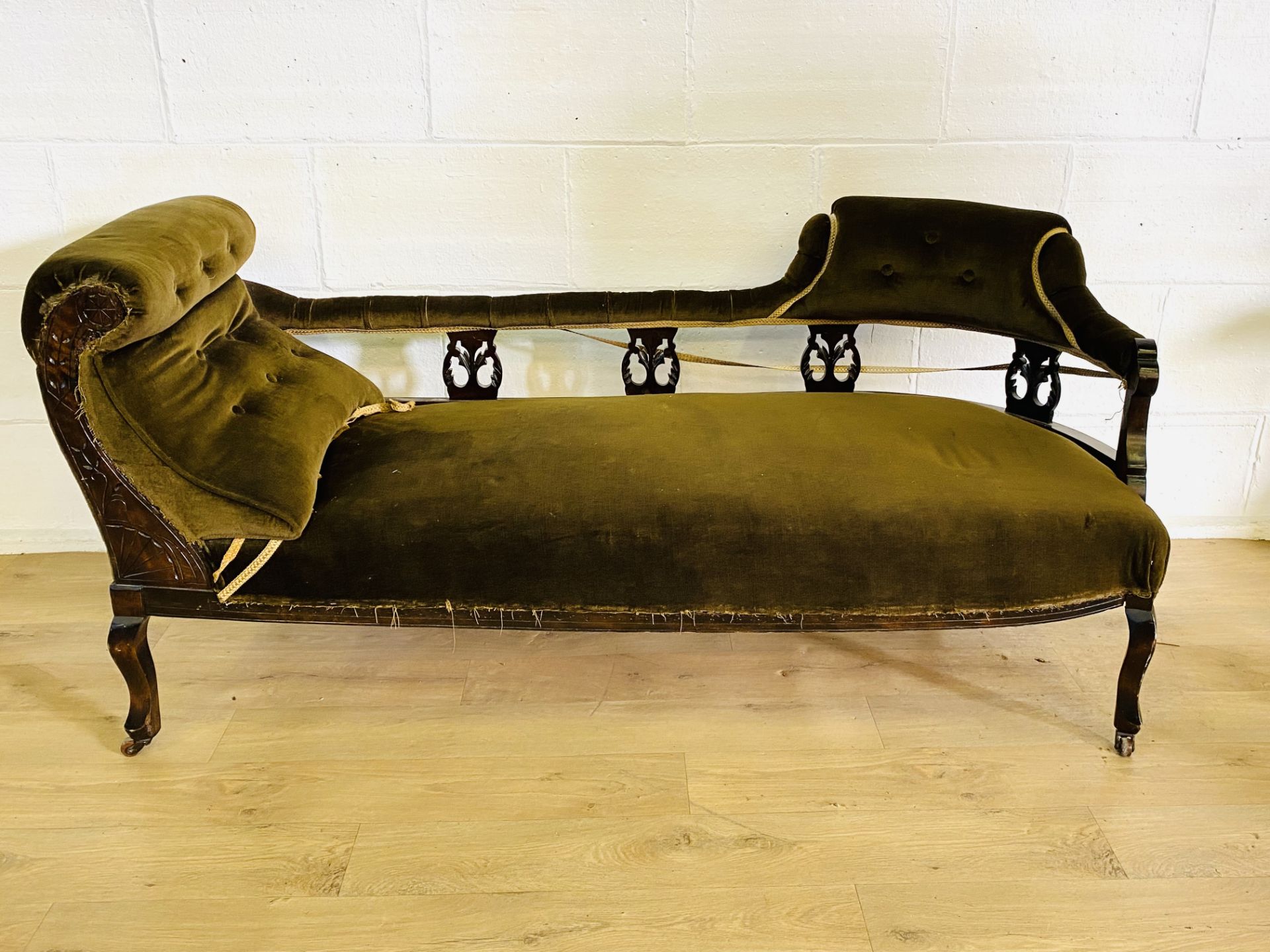 Mahogany chaise longue - Image 2 of 5